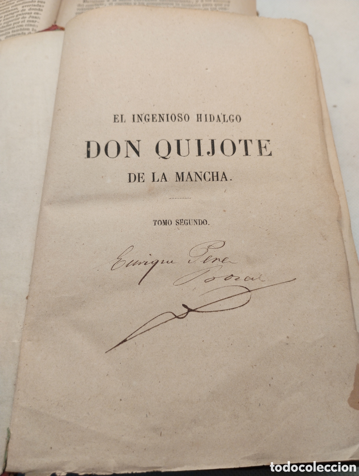 Libros antiguos: Don Quijote de la Mancha, 2 Tomos, 1569 - Foto 6
