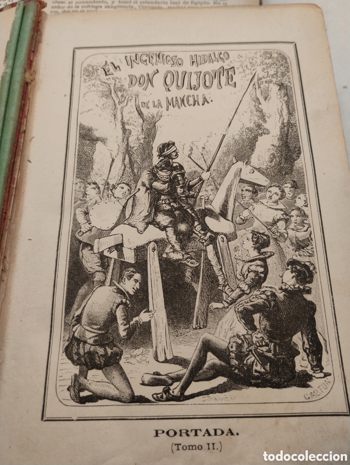 Libros antiguos: Don Quijote de la Mancha, 2 Tomos, 1569 - Foto 7