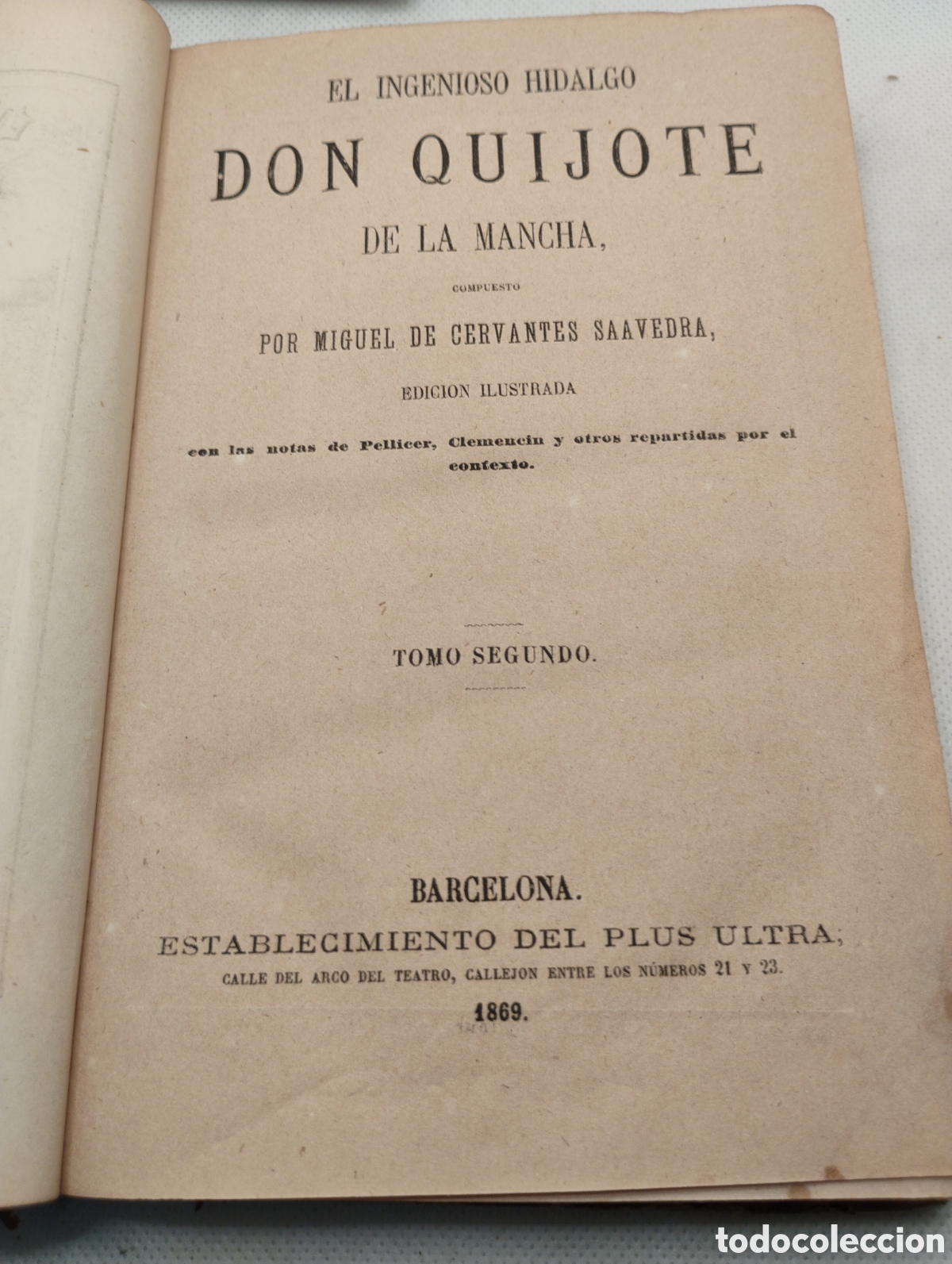Libros antiguos: Don Quijote de la Mancha, 2 Tomos, 1569 - Foto 8