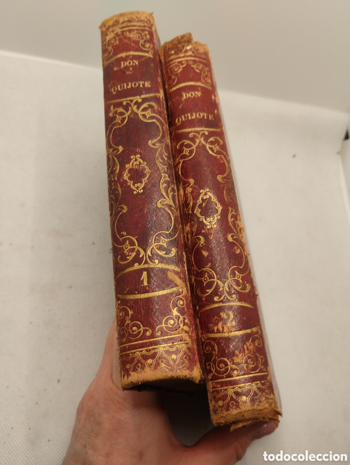 Libros antiguos: Don Quijote de la Mancha, 2 Tomos, 1569 - Foto 1