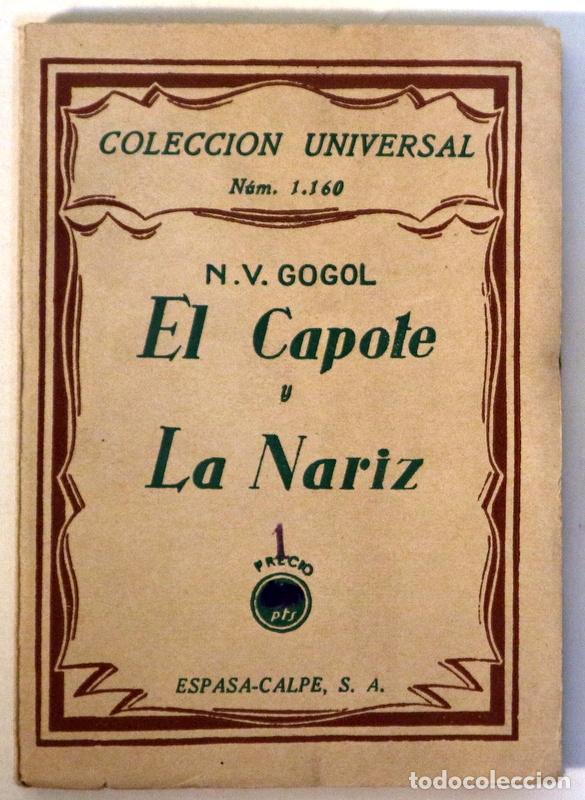 Libros antiguos: GOGOL, N. V. - EL CAPOTE Y LA NARIZ - Madrid 1930 - Foto 1