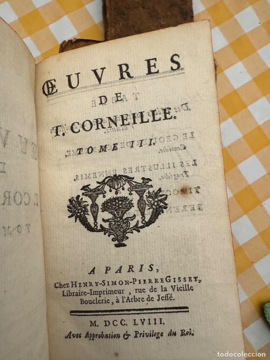 Libros antiguos: Obras de Cornelio tomos 3 al 9 a&ntilde;o 1758 - Foto 4