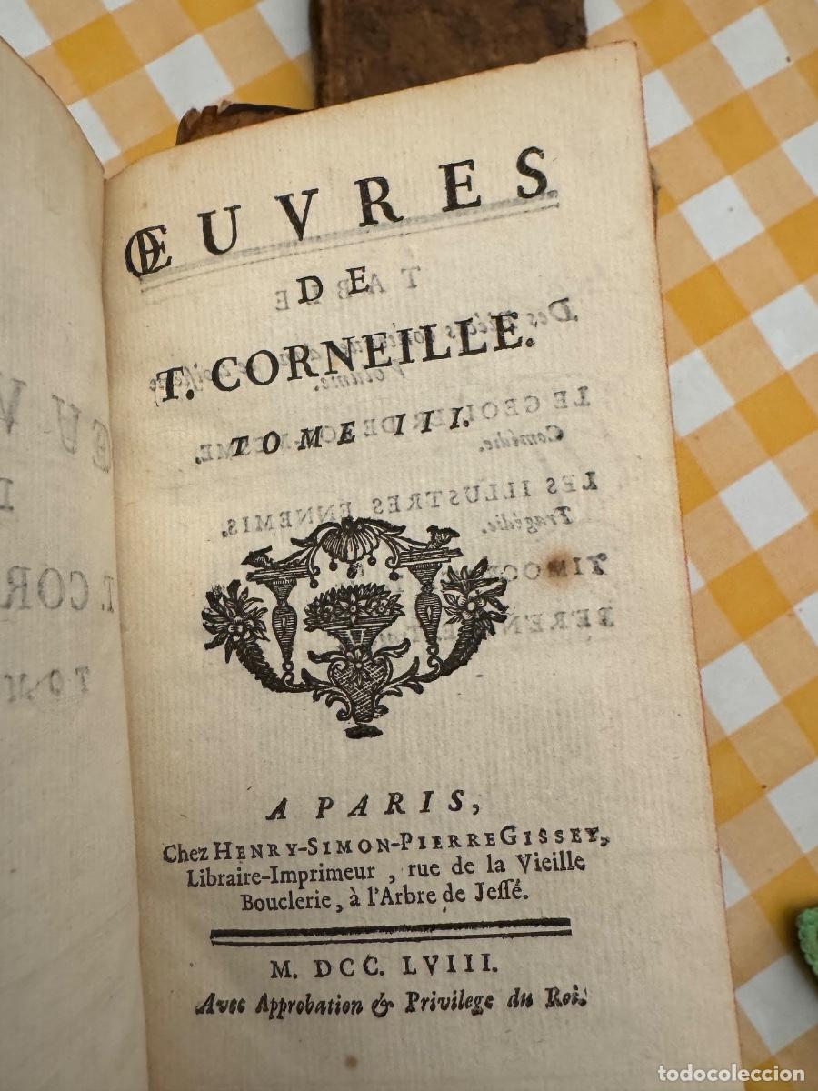 Libros antiguos: Obras de Cornelio tomos 3 al 9 a&ntilde;o 1758 - Foto 1