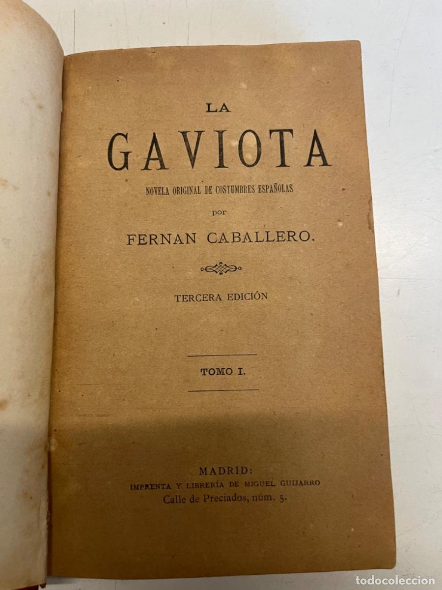 Libros antiguos: Caballero, Fern&aacute;n.- La Gaviota - Foto 2