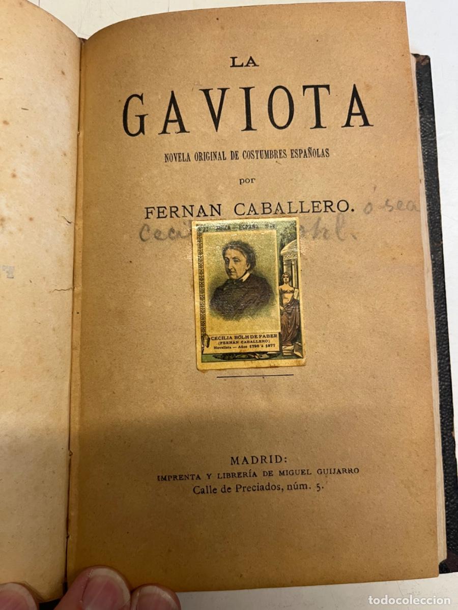 Libros antiguos: Caballero, Fern&aacute;n.- La Gaviota - Foto 3