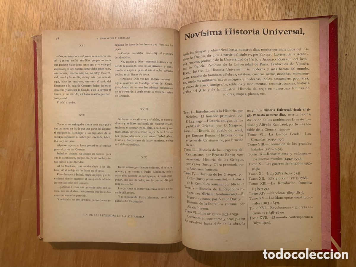 Libros antiguos: Leyendas de la Alhambra - Foto 5