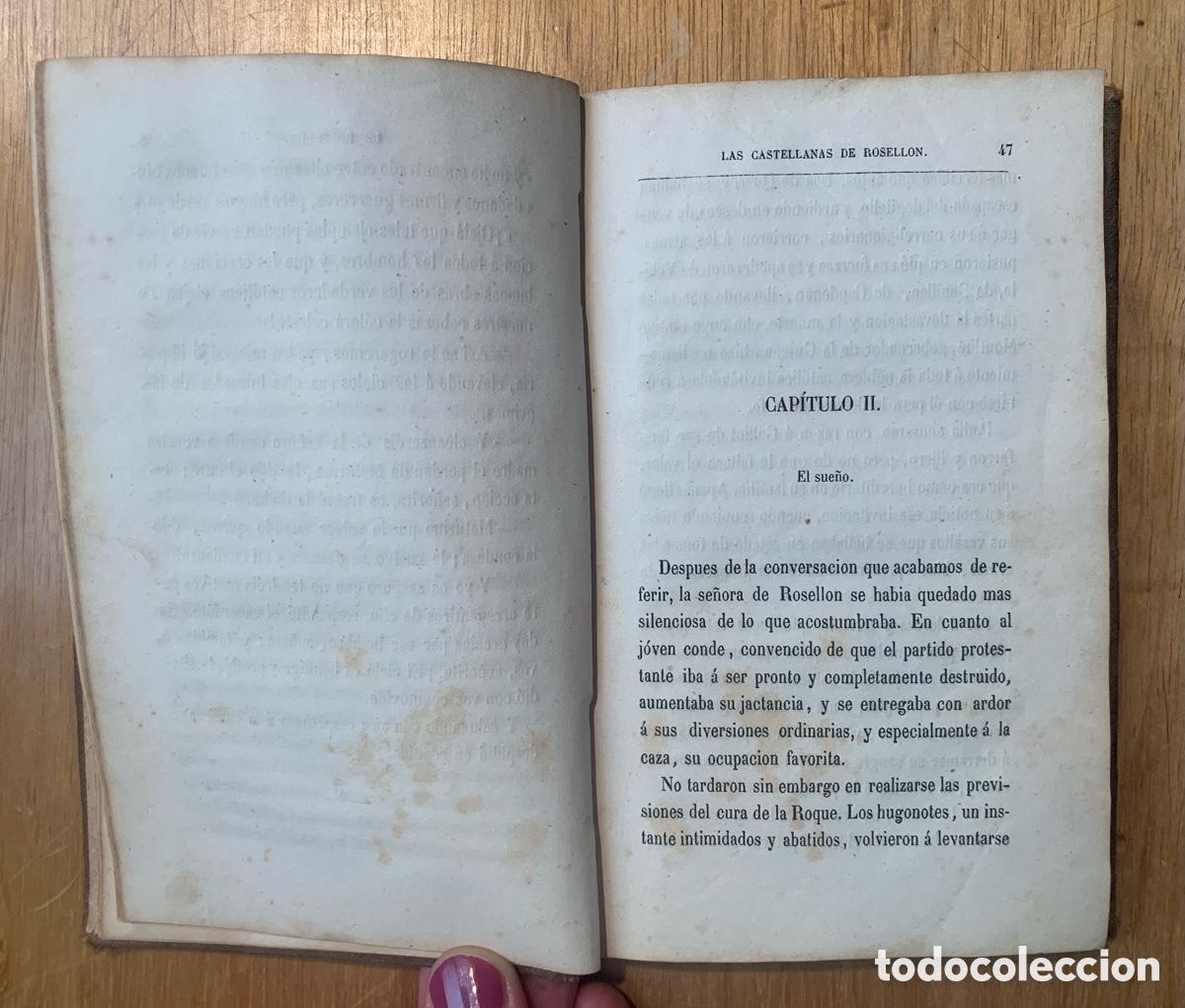Libros antiguos: Las castellanas de Rosell&oacute;n - Foto 7