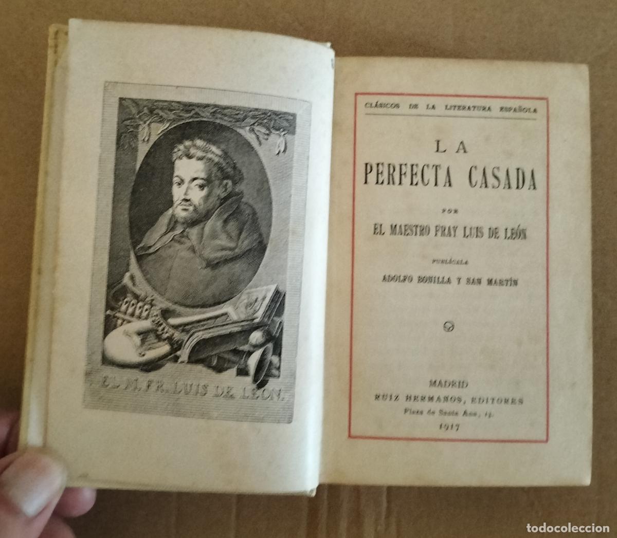 Libros antiguos: LA PERFECTA CASADA - FRAY LUIS DE LEON 1917 - Foto 6
