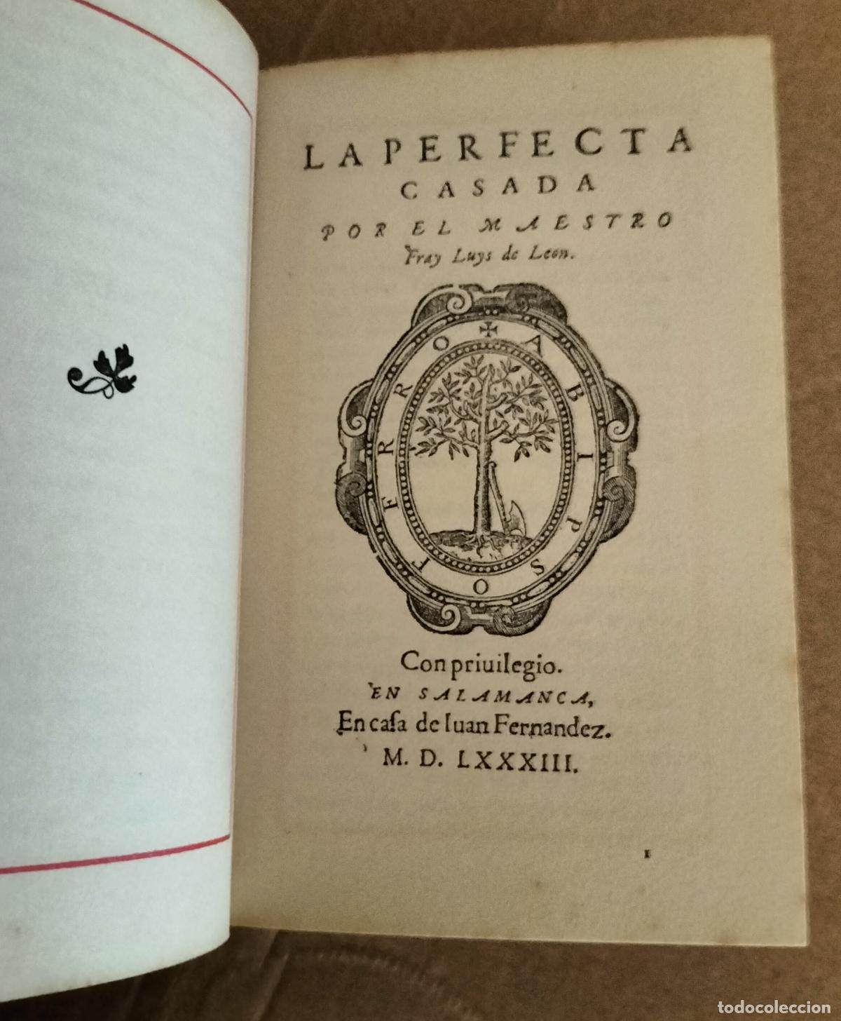 Libros antiguos: LA PERFECTA CASADA - FRAY LUIS DE LEON 1917 - Foto 7
