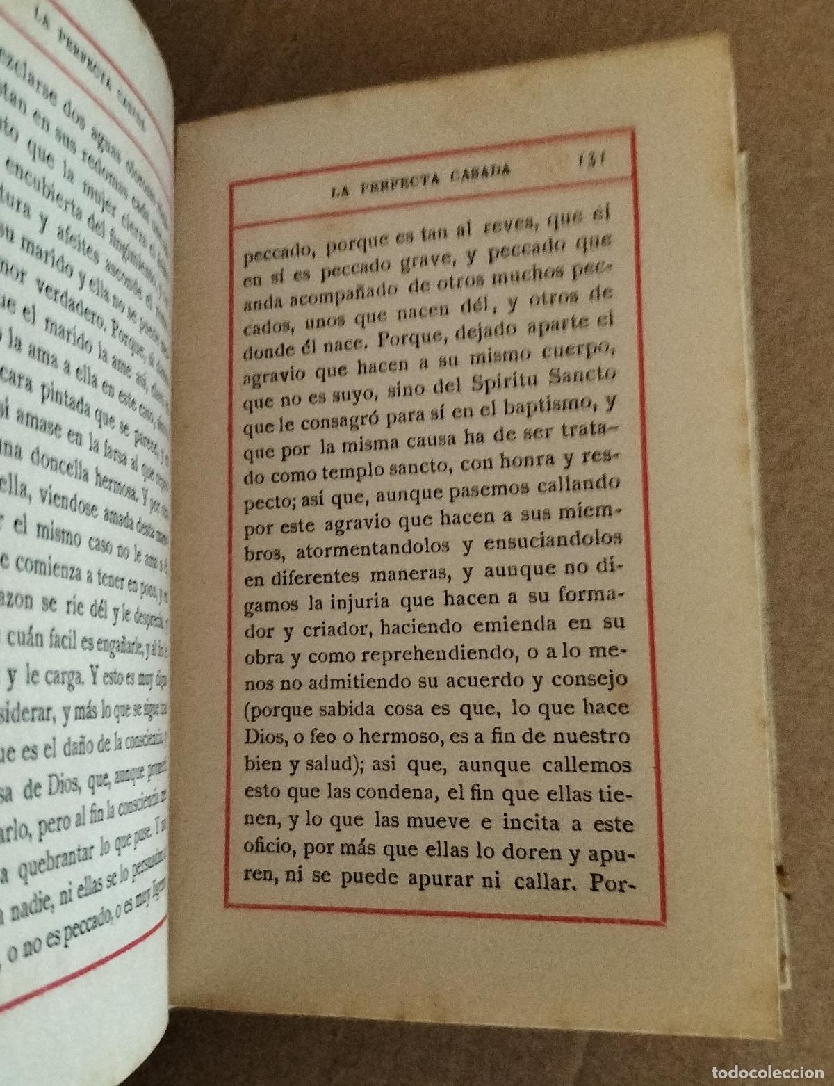 Libros antiguos: LA PERFECTA CASADA - FRAY LUIS DE LEON 1917 - Foto 8