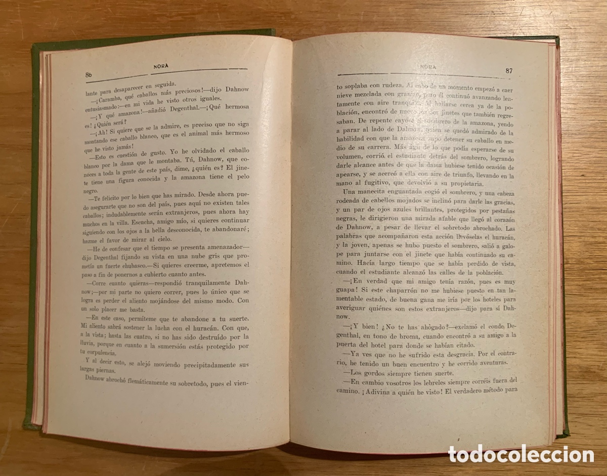 Libros antiguos: Nora. Baronesa de Brackel - Foto 6