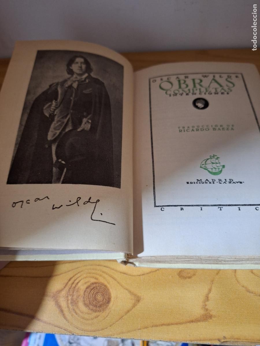 Libros antiguos: Intenciones - Oscar Wilde - Foto 3