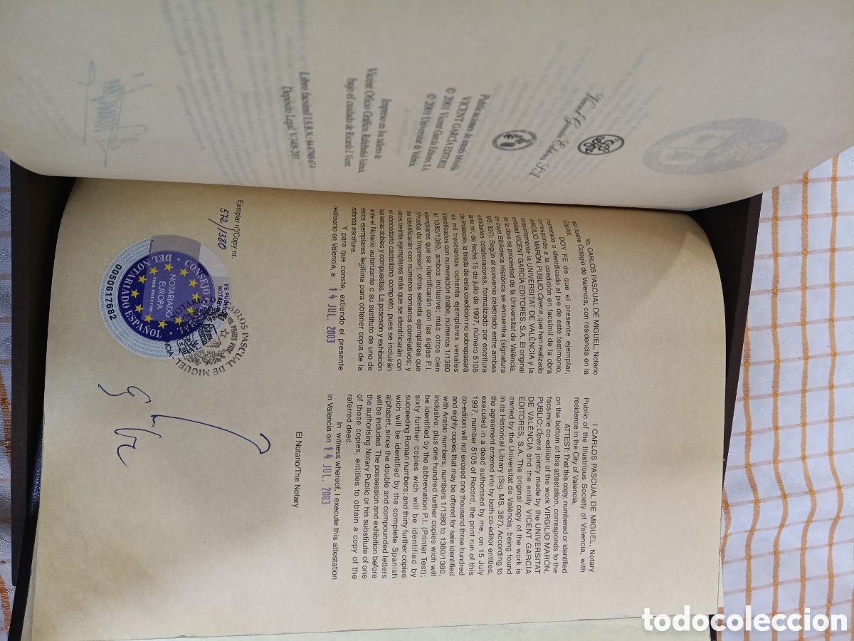 Libros antiguos: Buc&oacute;licas, Ge&oacute;rgicas y Eneida (Opera de Virgilio). facsimil. - Foto 16