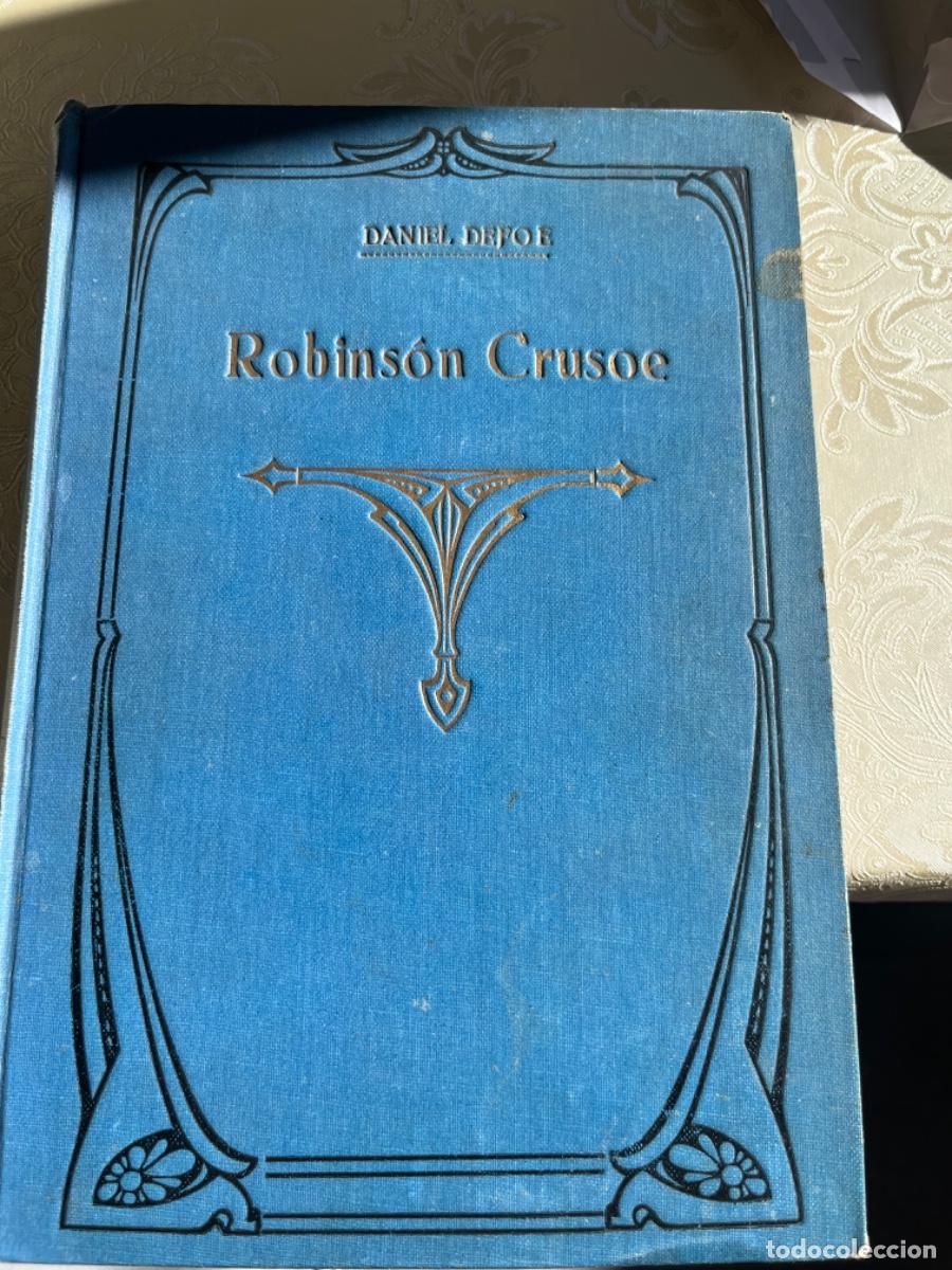 Libros antiguos: Defoe, Daniel.- Robinson Crusoe ( Ilustr. de Walter Paget) - Foto 1
