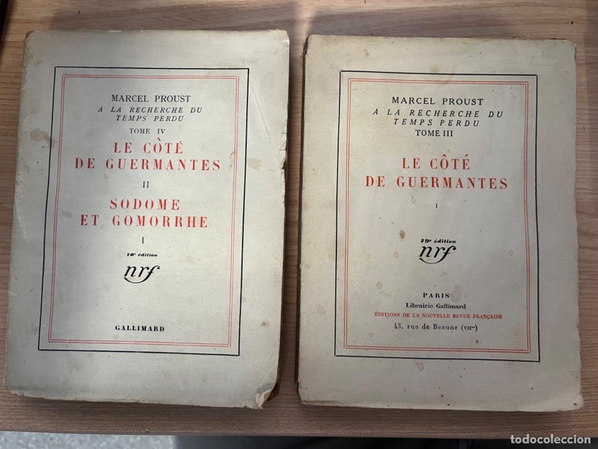Libros antiguos: Proust, Marcel.- Le cote de Guermantes ( 2 vols) - Foto 1