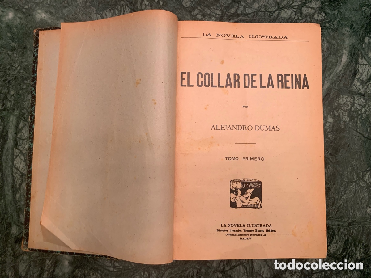 Libros antiguos: La novela ilustrada. Alejandro Dumas - Foto 3