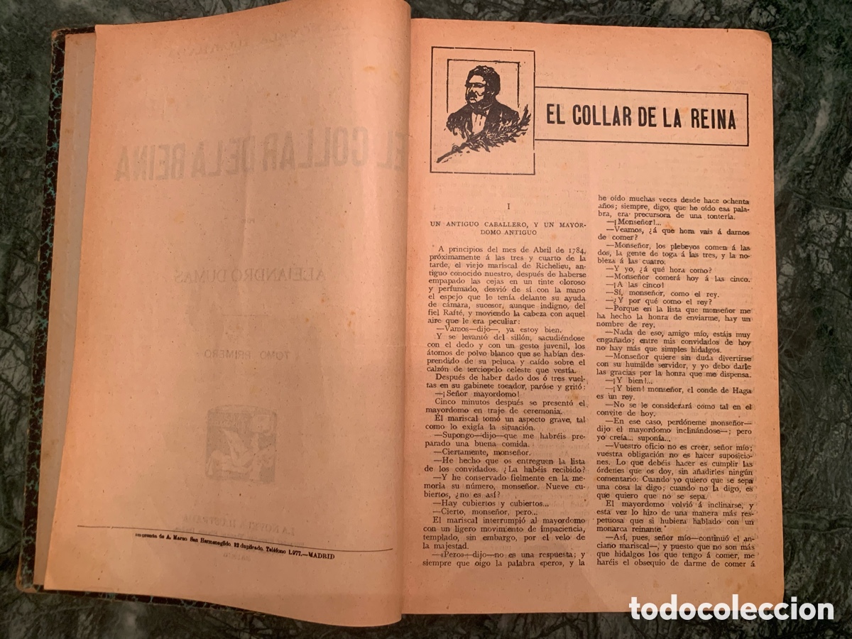 Libros antiguos: La novela ilustrada. Alejandro Dumas - Foto 4