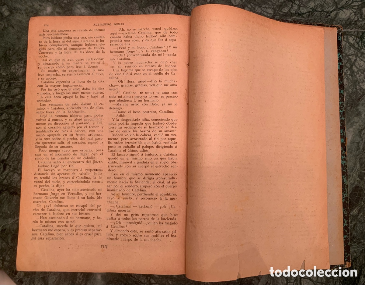 Libros antiguos: La novela ilustrada. Alejandro Dumas - Foto 7