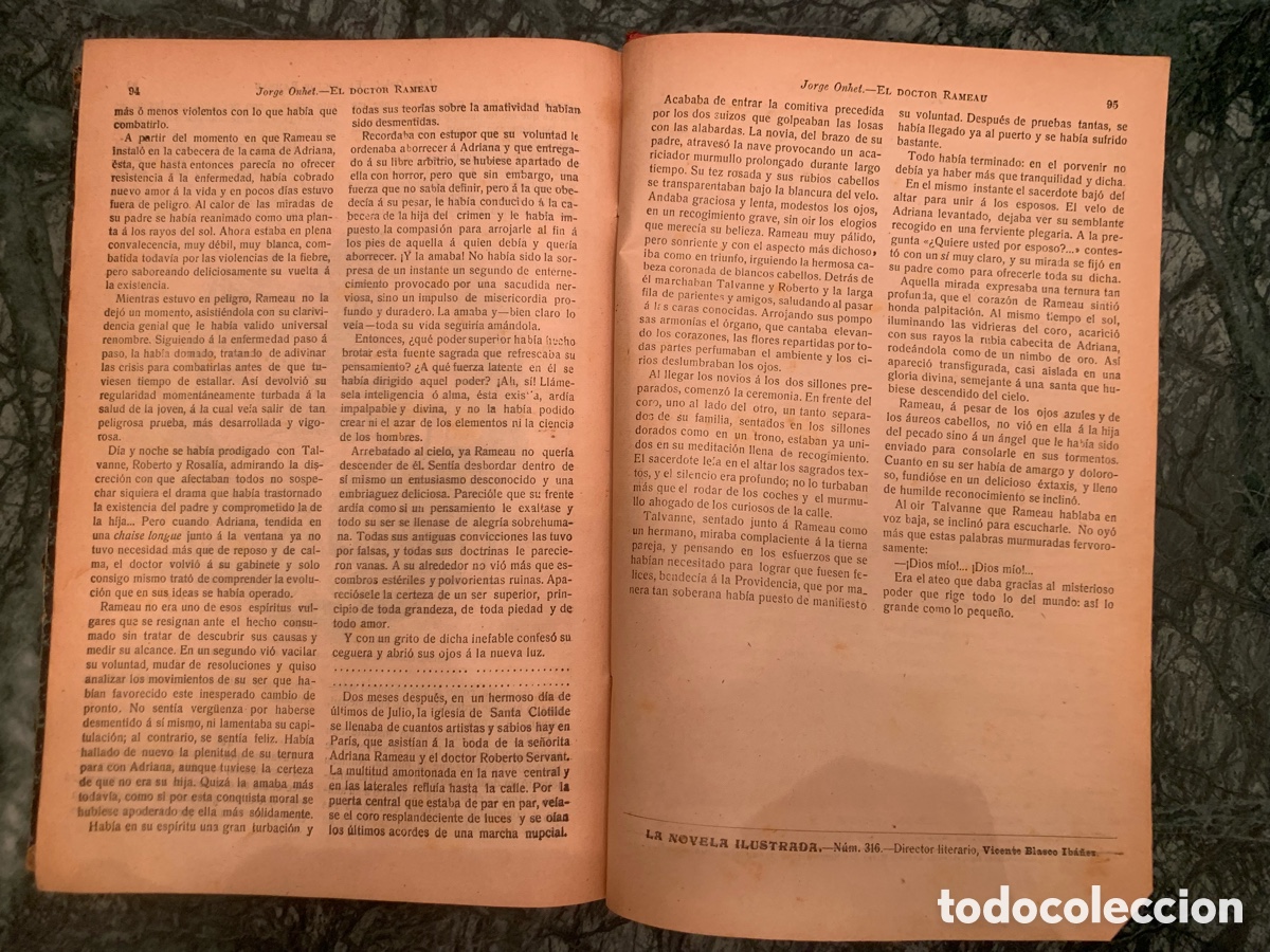 Libros antiguos: La novela ilustrada. Alejandro Dumas - Foto 8