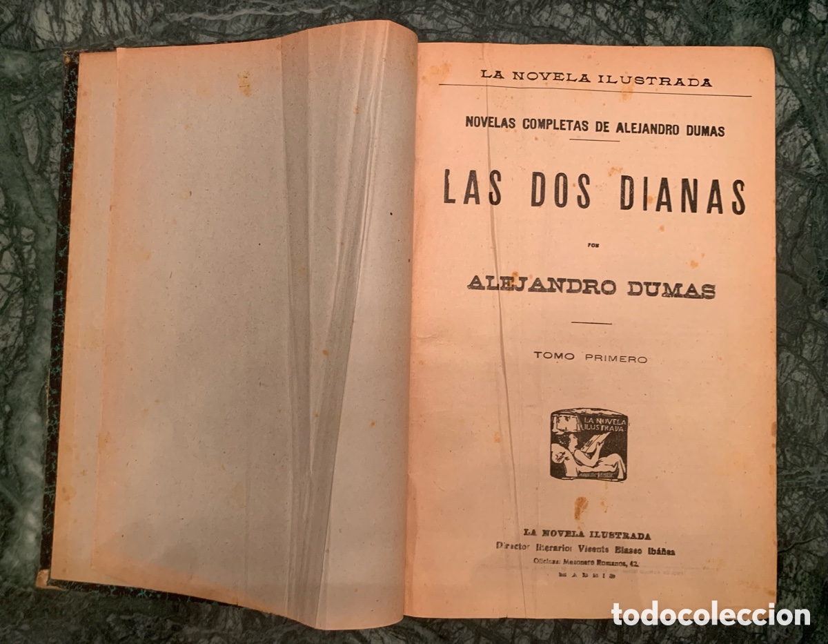 Libros antiguos: La novela ilustrada. Alejandro Dumas - Foto 1