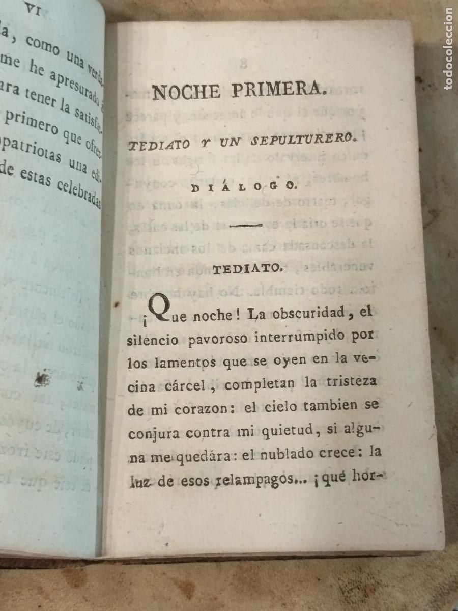 Libros antiguos: 1815 - JOS&Eacute; CADALSO. Noches l&uacute;gubres - Foto 6