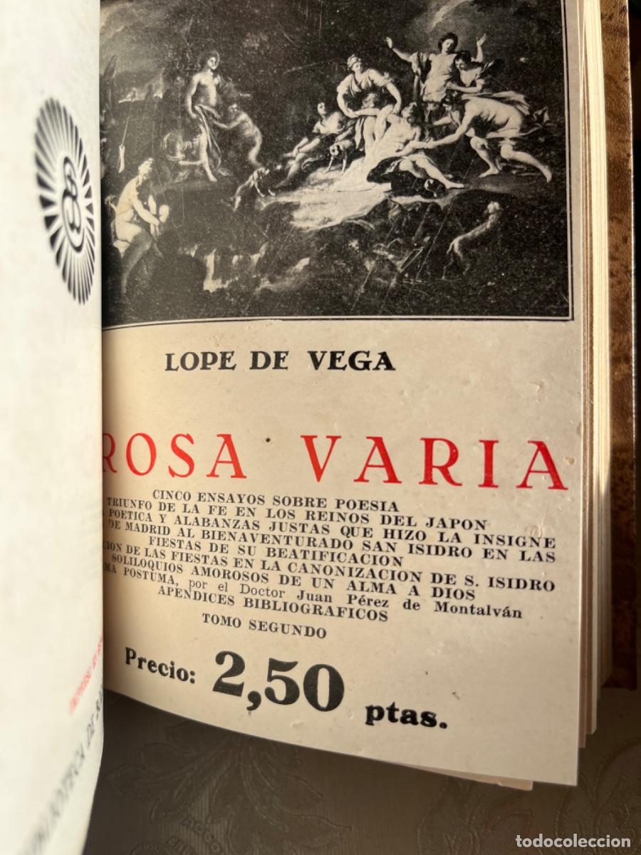 Libros antiguos: Vega, Lope de.- Prosa varia (2 vols.) - Foto 3