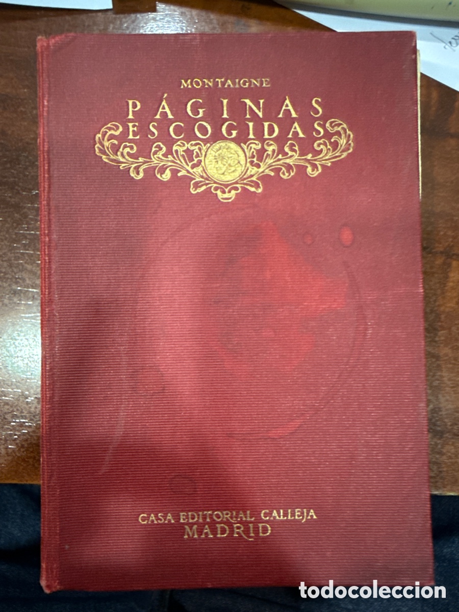 Libros antiguos: MONTAIGNE. P&aacute;ginas escogidas - Foto 1