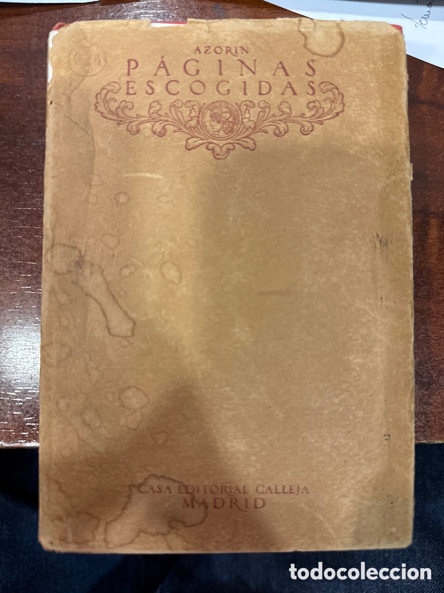 Libros antiguos: AZOR&Iacute;N. P&aacute;ginas escogidas - Foto 2