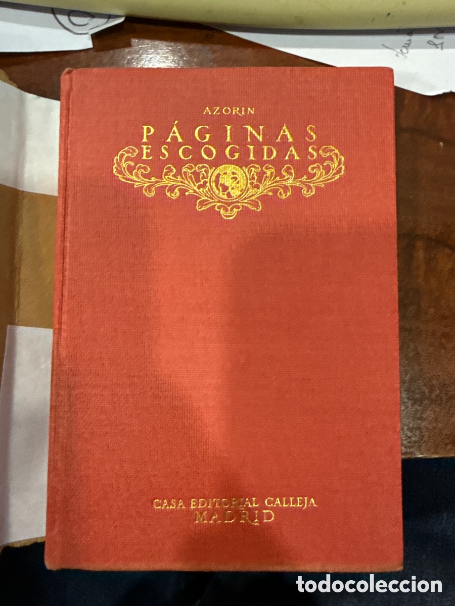 Libros antiguos: AZOR&Iacute;N. P&aacute;ginas escogidas - Foto 1
