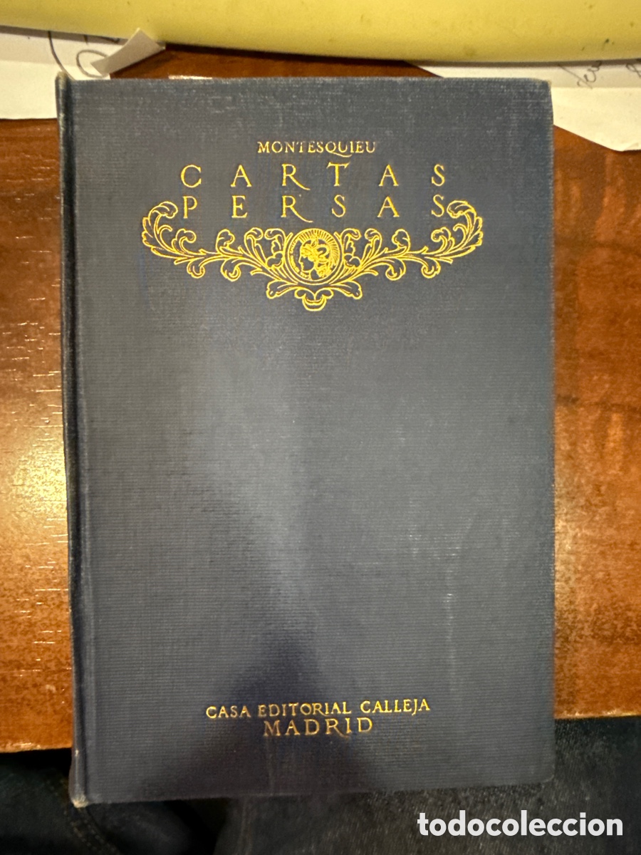 Libros antiguos: MONTESQUIEU. Cartas persas - Foto 1