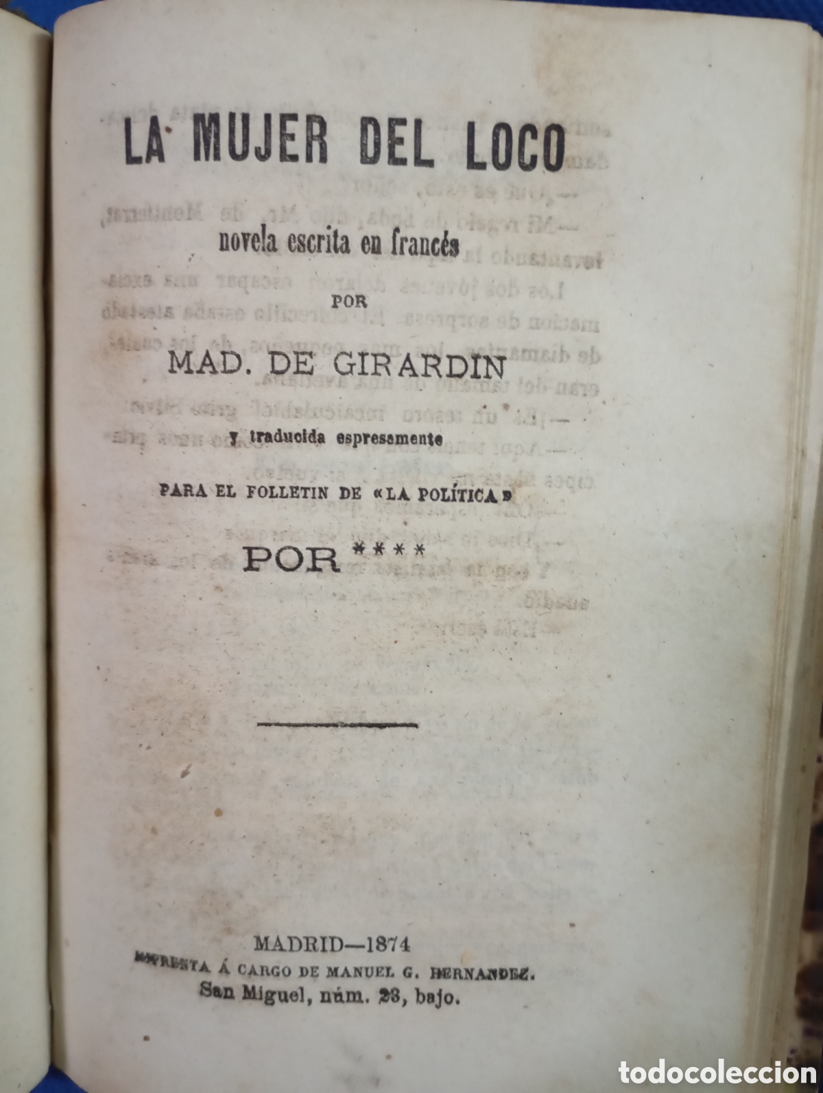 Libros antiguos: El valle del infierno y La mujer del loco - Foto 4