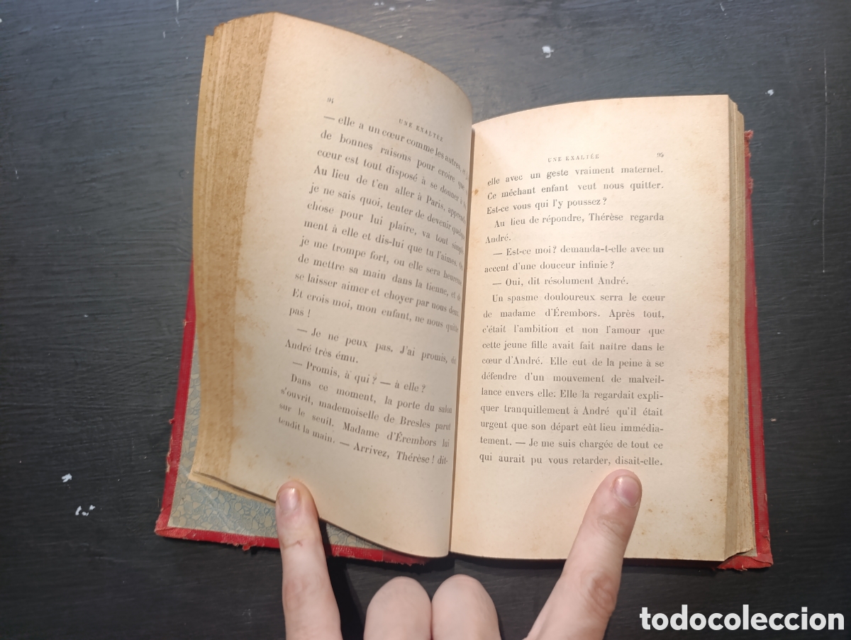 Libros antiguos: UNE EXALT&Eacute;E PAR LA PRINCESSE OLGA CANTACUZENE-ALTIERI. - Foto 2