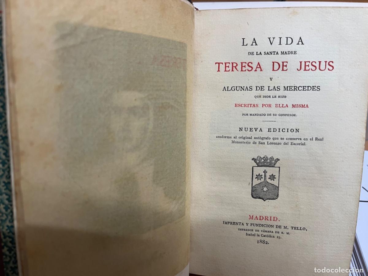Libros antiguos: Teresa de Jes&uacute;s, Santa.-Vida (ed. 1882) - Foto 2