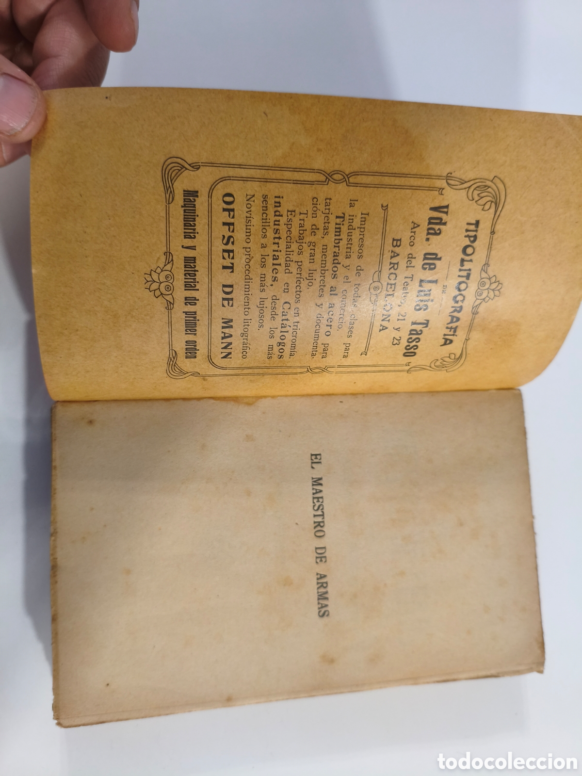 Libros antiguos: 499 - El maestro de armas A. Dumas - Foto 3