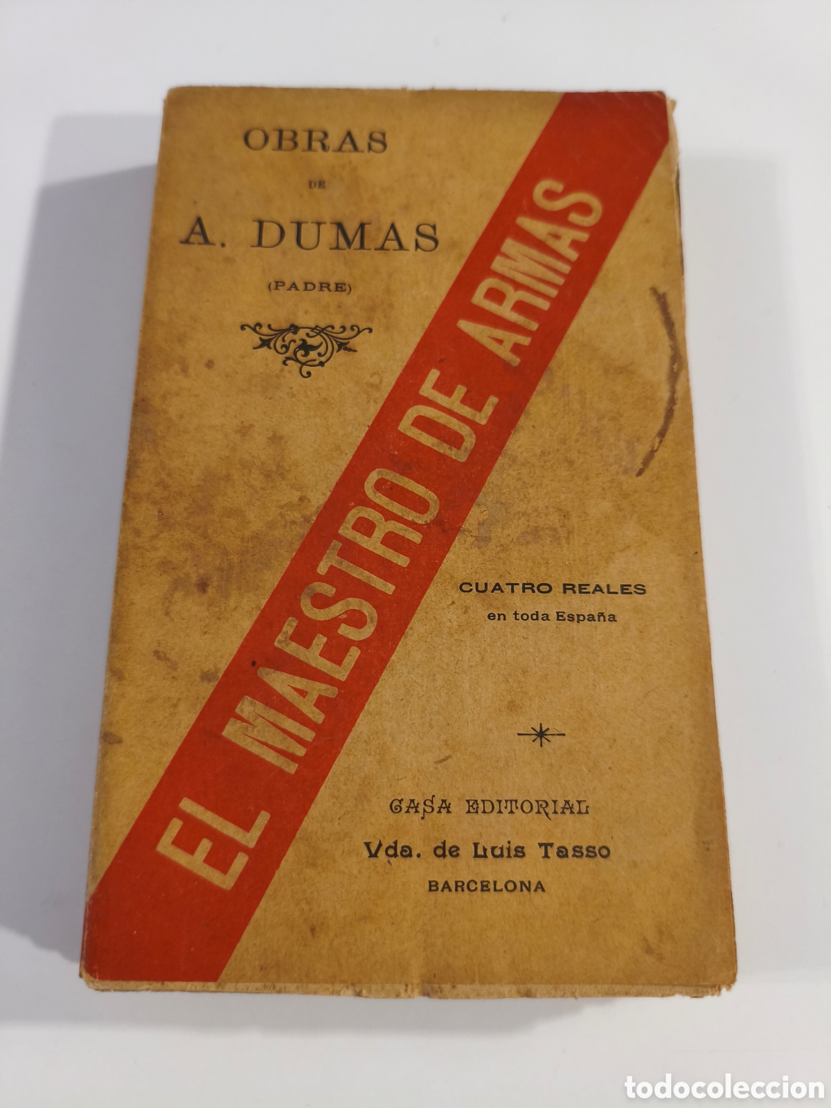Libros antiguos: 499 - El maestro de armas A. Dumas - Foto 1