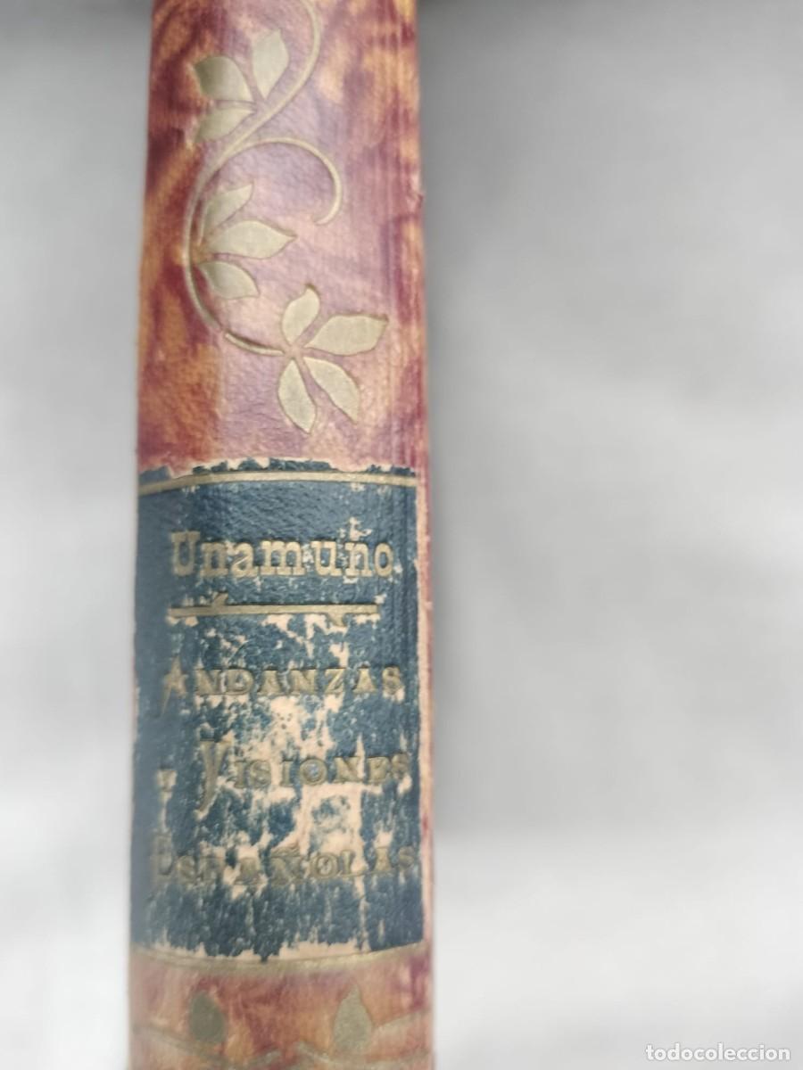 Libros antiguos: ANDANZAS Y VISIONES ESPA&Ntilde;OLAS. MIGUEL DE UNAMUNO - Foto 3