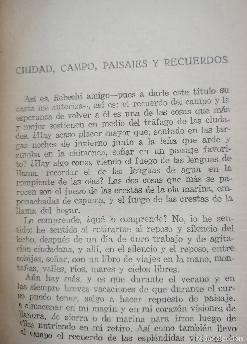 Libros antiguos: ANDANZAS Y VISIONES ESPA&Ntilde;OLAS. MIGUEL DE UNAMUNO - Foto 5