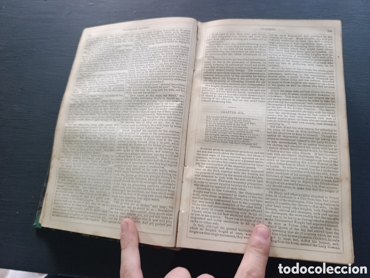 Libros antiguos: THE WAVERLEY NOVELS BY SIR WALTER SCOTT, BART. volume Second 1877 - Foto 2