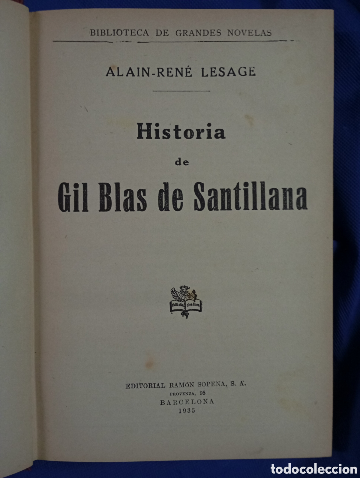 Libros antiguos: Historia de Gil Blas de Santillana - Foto 2