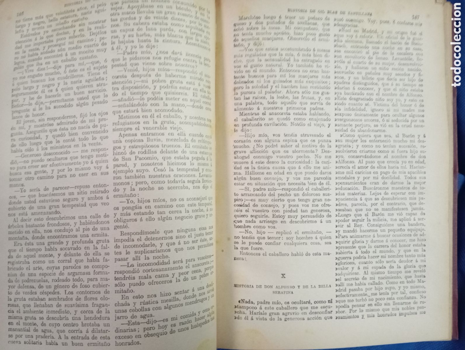 Libros antiguos: Historia de Gil Blas de Santillana - Foto 3