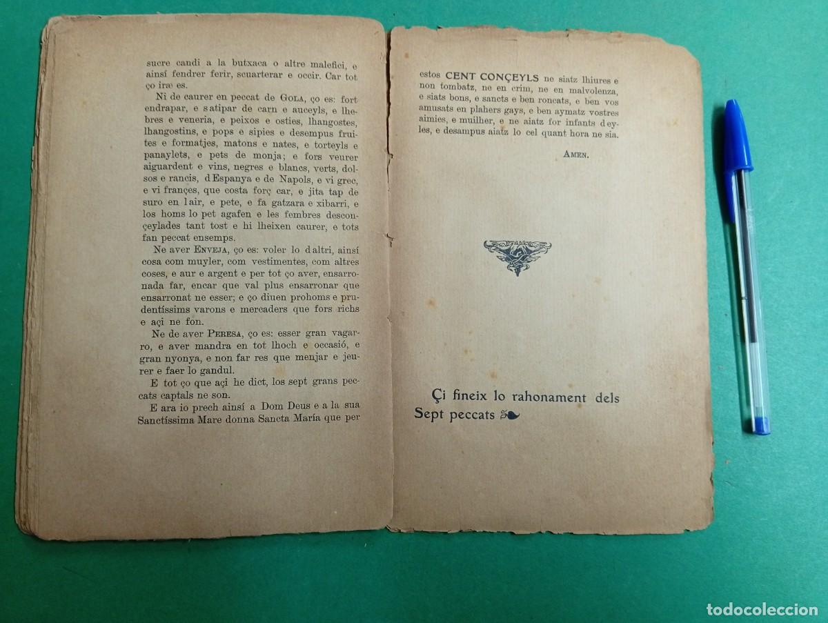 Libros antiguos: Antiguo libro Los Cent Con&ccedil;eyls del Con&ccedil;eyl de Cent. Barcelona 1908. Catal&agrave;. - Foto 9