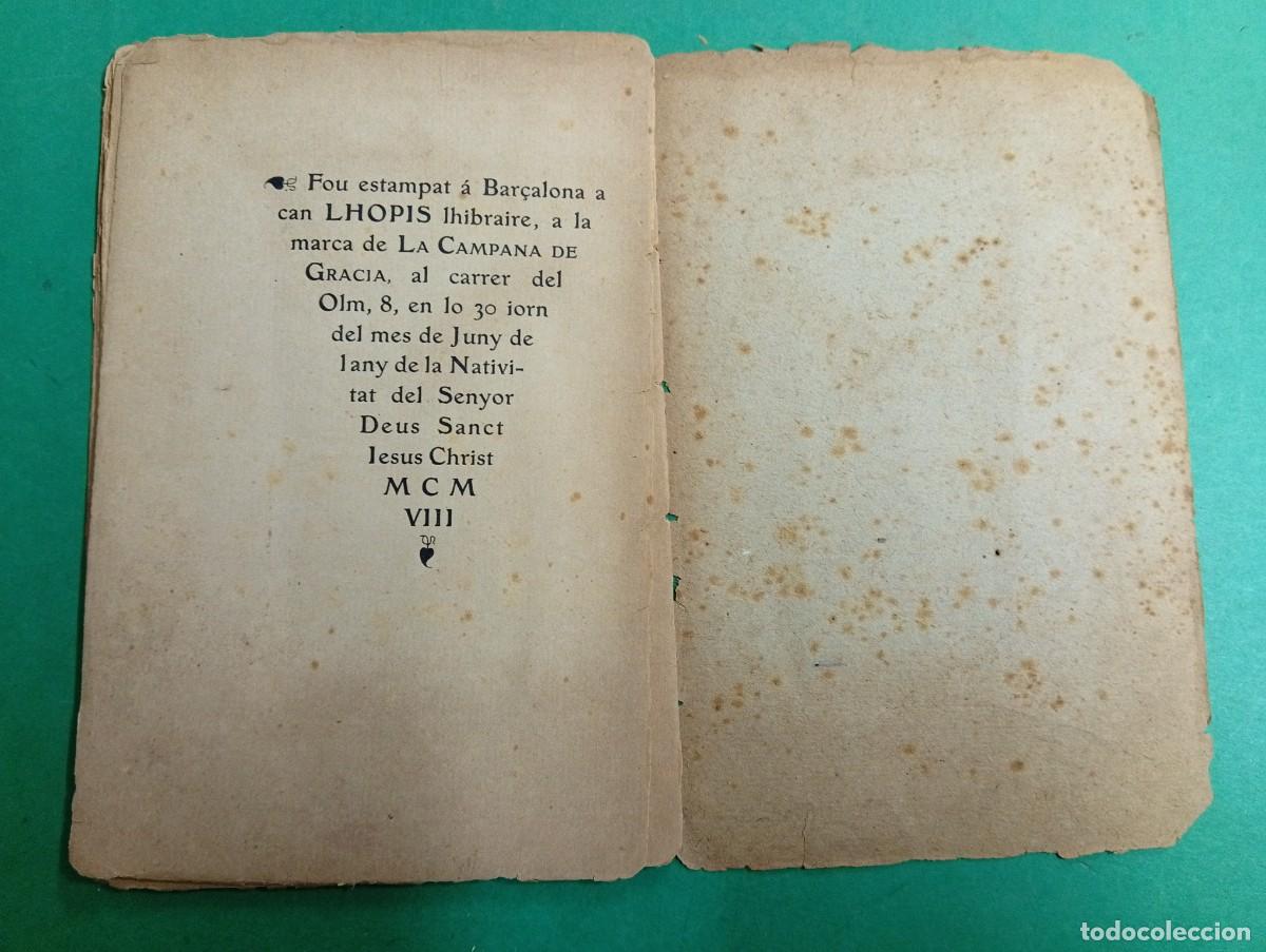 Libros antiguos: Antiguo libro Los Cent Con&ccedil;eyls del Con&ccedil;eyl de Cent. Barcelona 1908. Catal&agrave;. - Foto 10