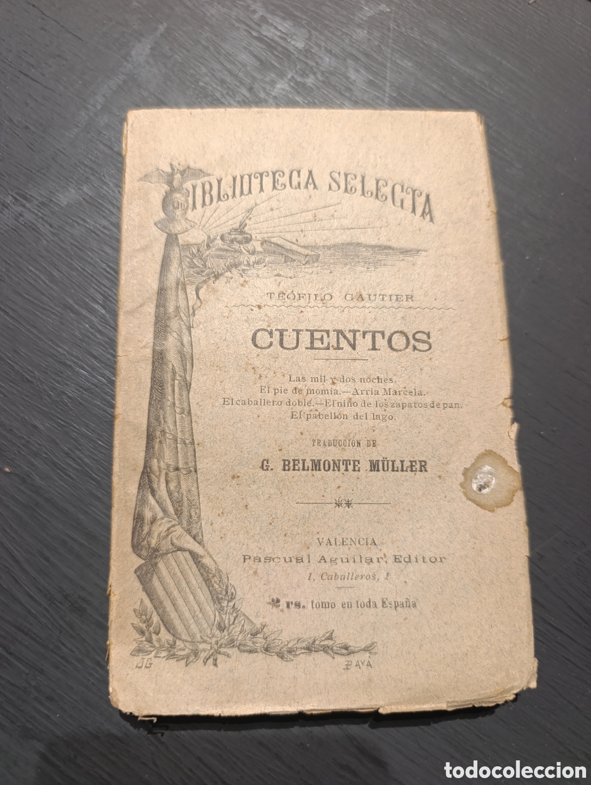 Libros antiguos: TEOFILO GAUTIER. CUENTOS. Valencia - Foto 1