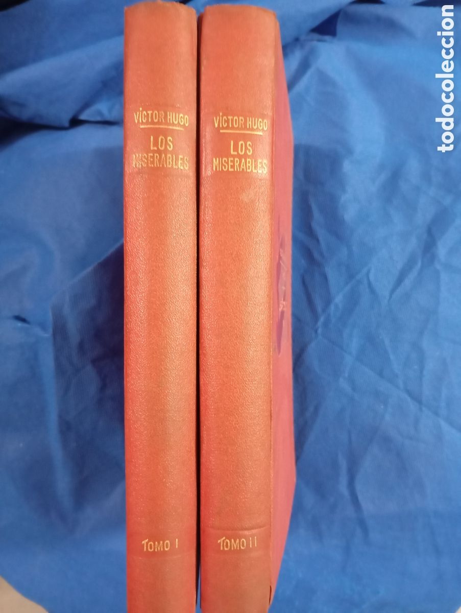 Libros antiguos: V&iacute;ctor Hugo, Los Miserables, 2 tomos - Foto 3
