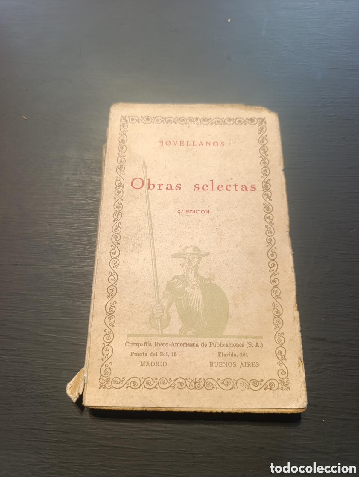 Libros antiguos: Obras selectas de Jovellanos - Foto 1