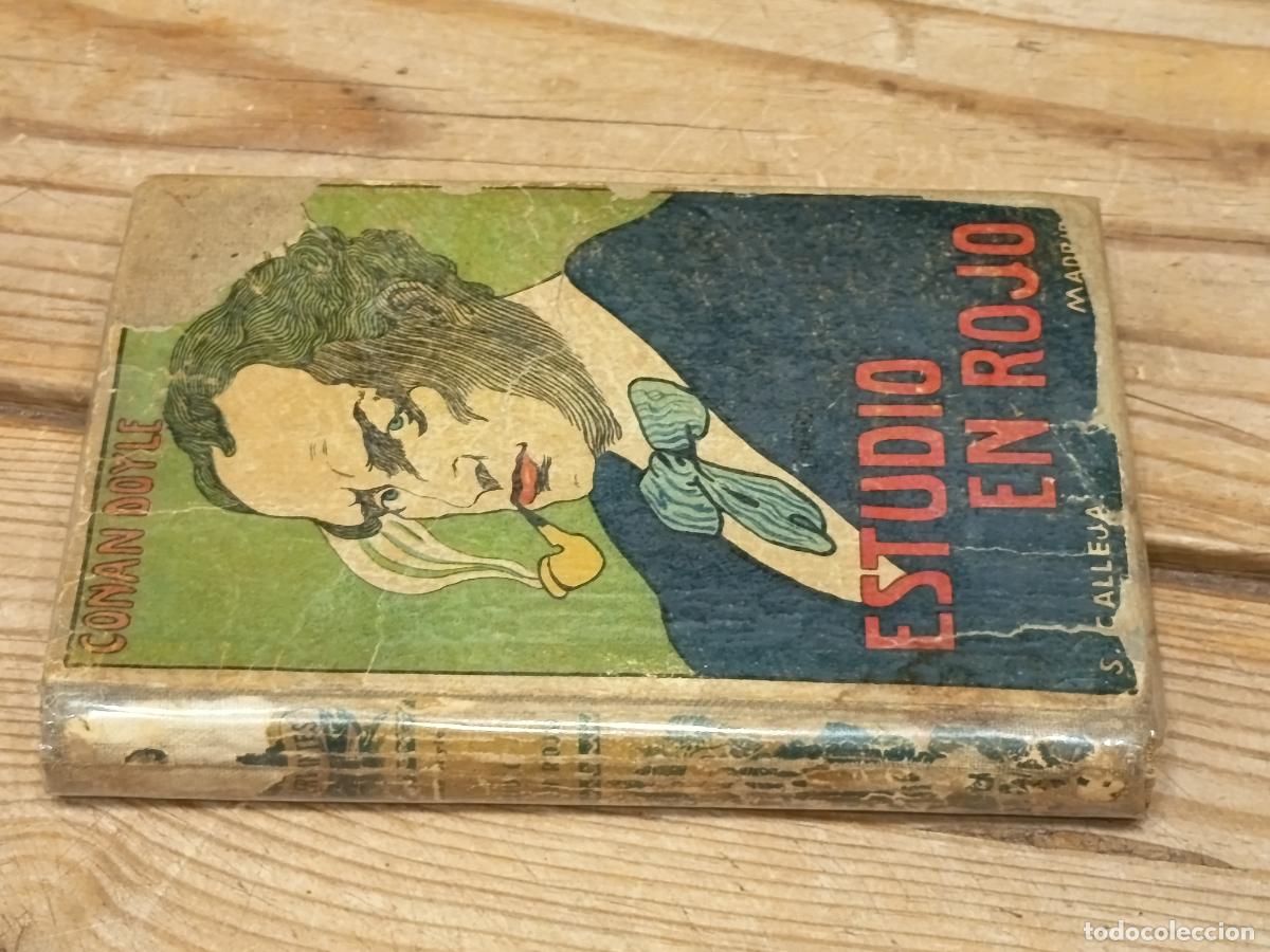 Libros antiguos: Sin fecha - ARTHUR CONAN DOYLE. Estudio en rojo - Foto 1