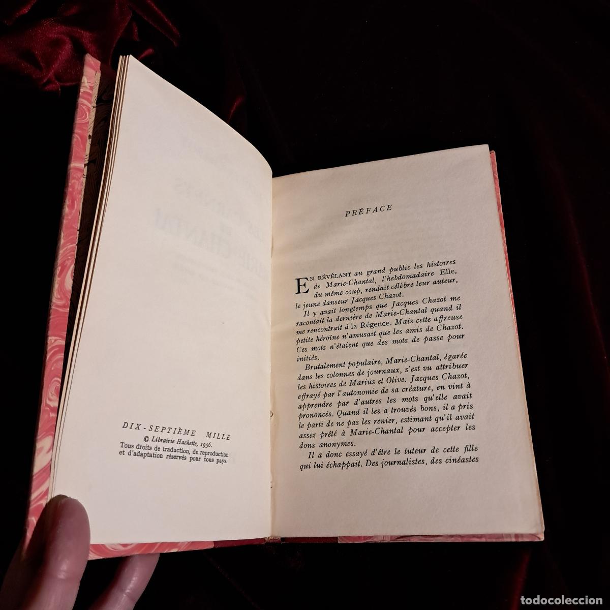 Libros antiguos: LES CARNETS DE MARIE-CHANTAL. Jacques Chazot. Hachette - Foto 4