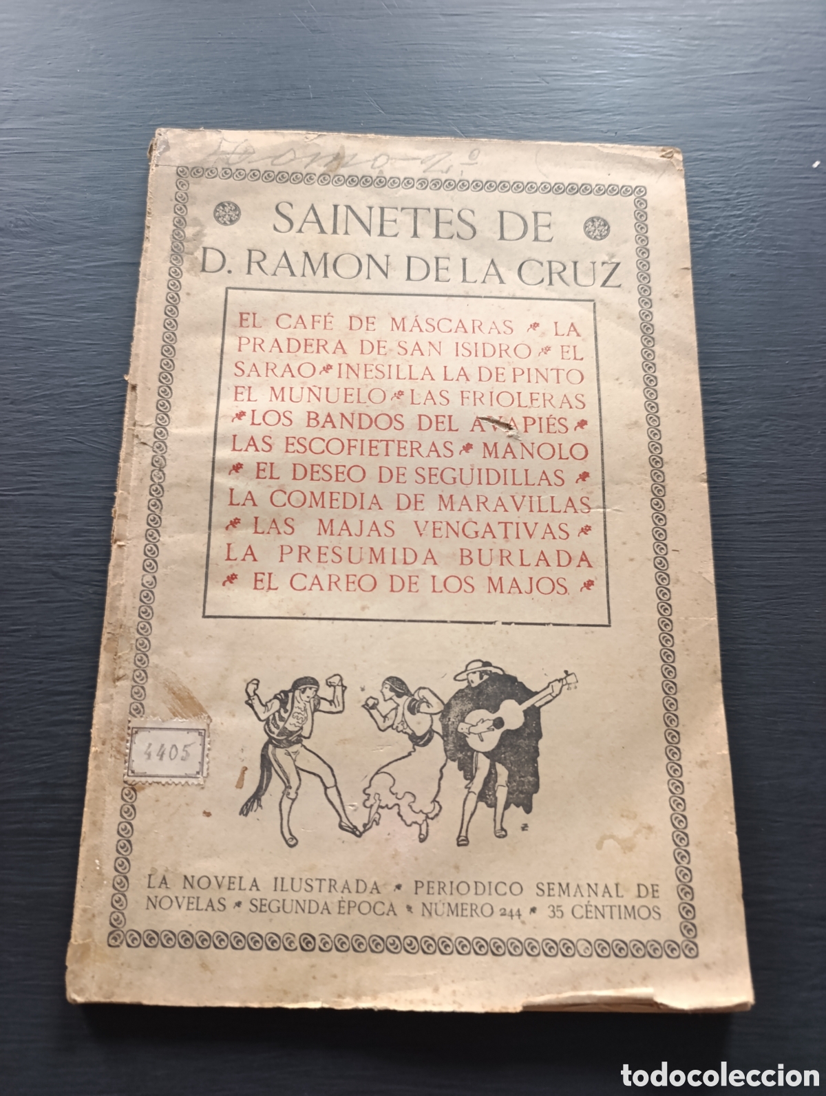 Libros antiguos: SAINETES DE D. RAMON DE LA CRUZ - Foto 1
