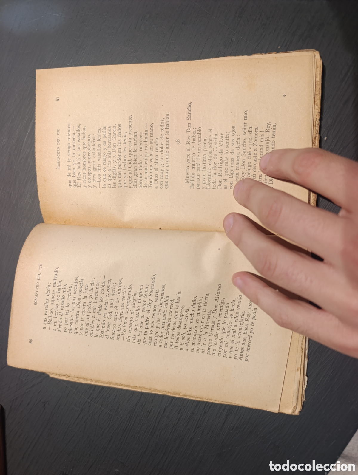 Libros antiguos: Romancero del Cid PROLOGO DE IGNACIO BAUER - Foto 2