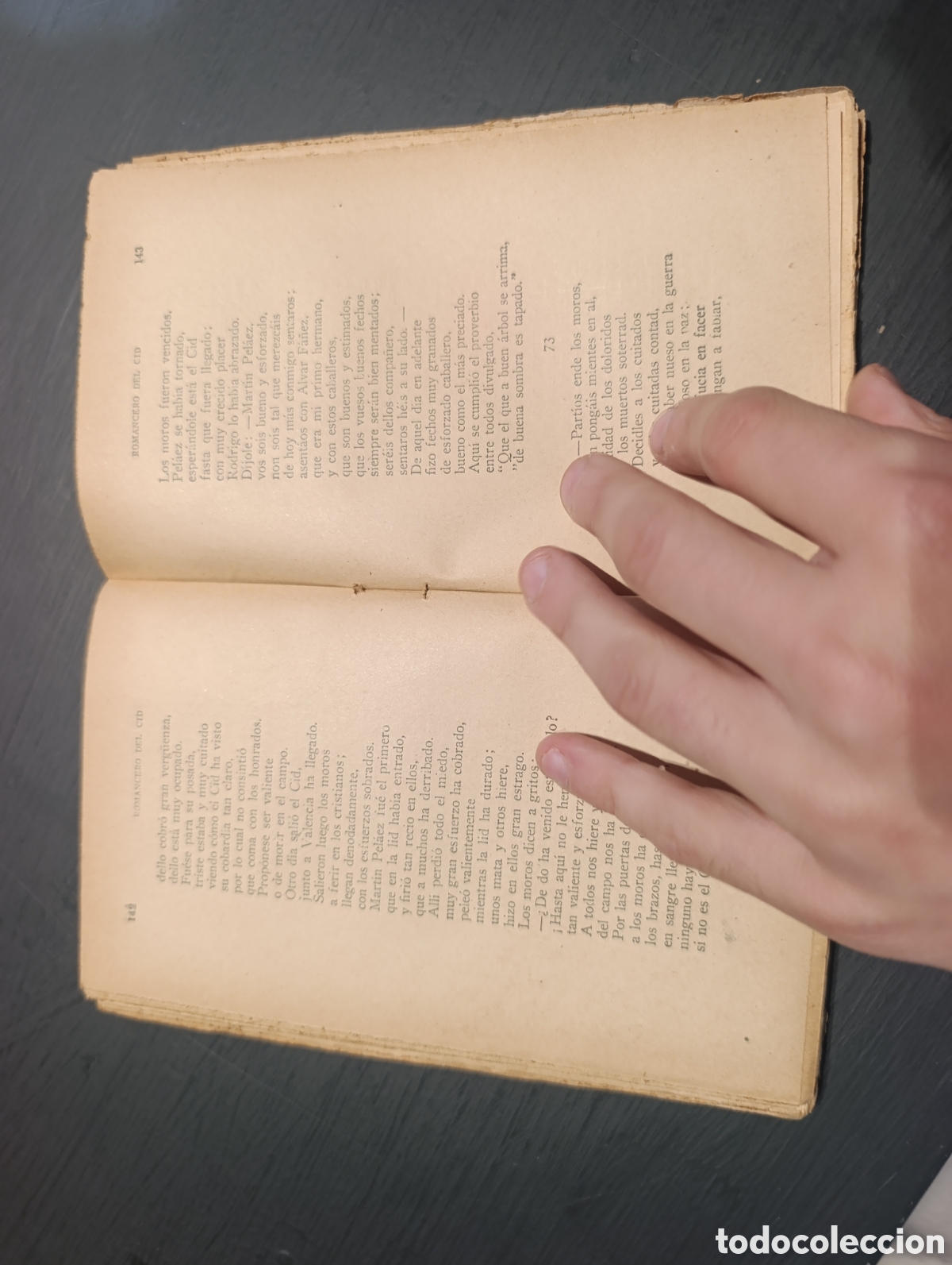 Libros antiguos: Romancero del Cid PROLOGO DE IGNACIO BAUER - Foto 3